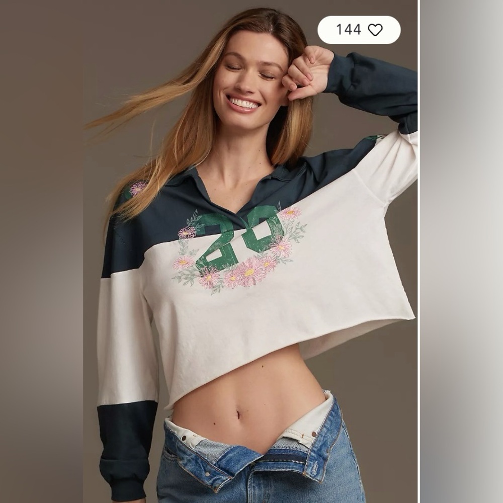Anthropologie floral shirt